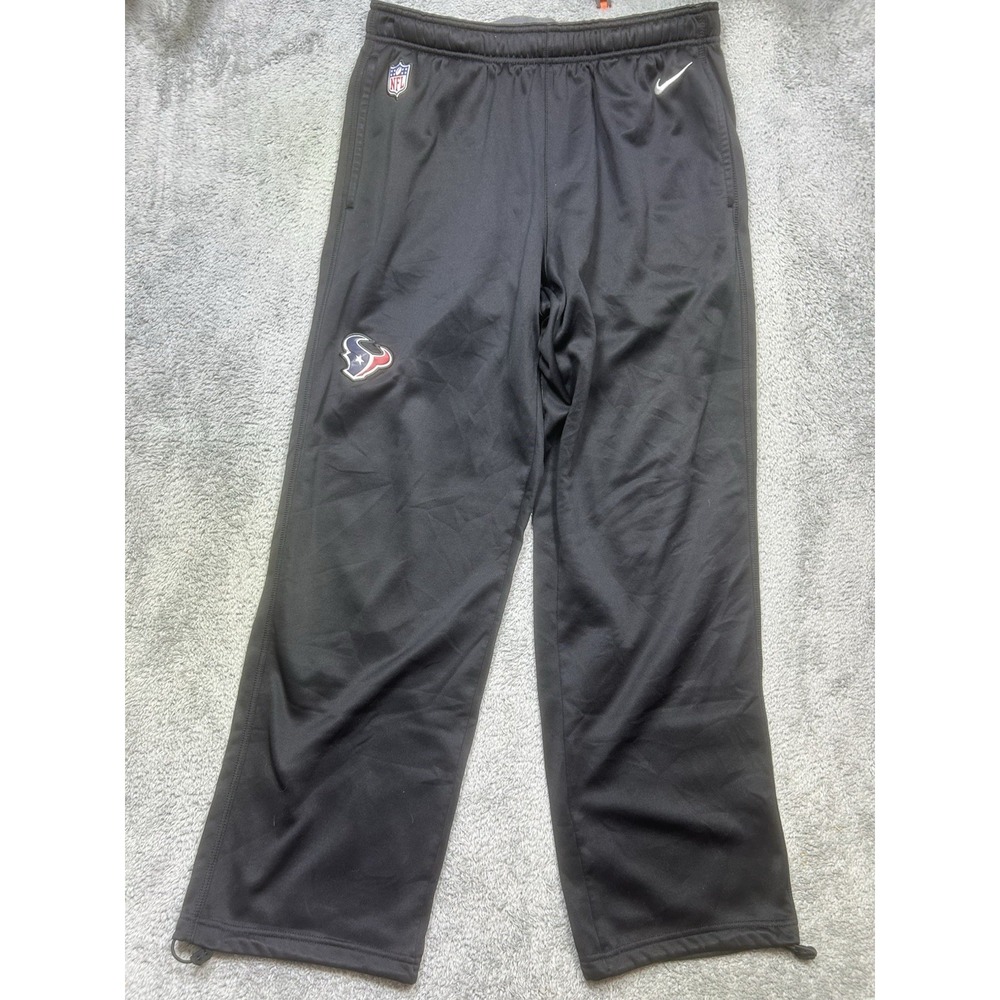 Nike Houston Texans Track Pant Men's XL Black Therma Fit On Field NFL Football